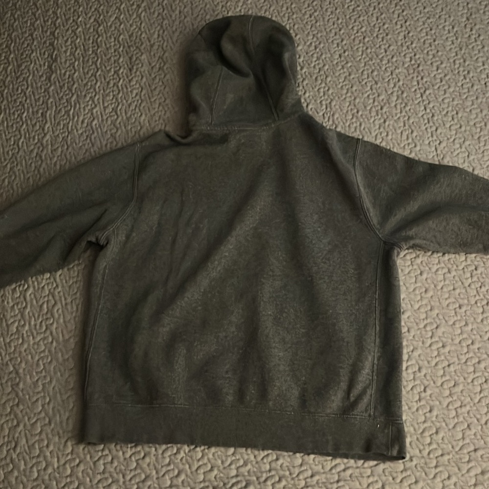 Nike Men's Charcoal Fleece Hoodie - Picture 8 of 8